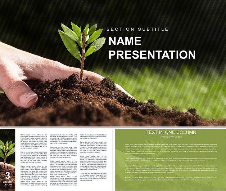 Botany Plant Science Keynote Themes Template