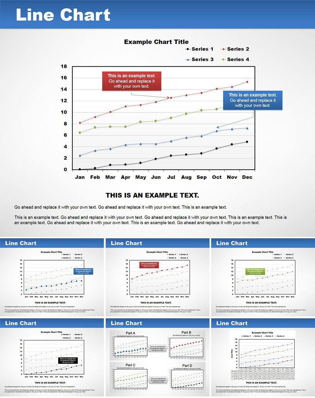 Lines Keynote charts | ImagineLayout.com