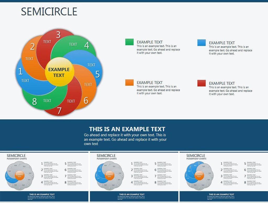 Semicircle Keynote charts