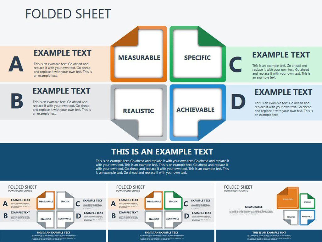 SMART Chart, Specific Measurable Achievable Realistic Keynote charts