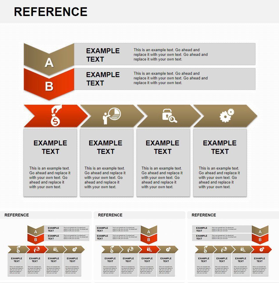 Professional Reference Keynote Charts Template