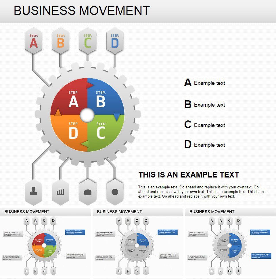 Business Movement Keynote Charts Template | ImagineLayout.com