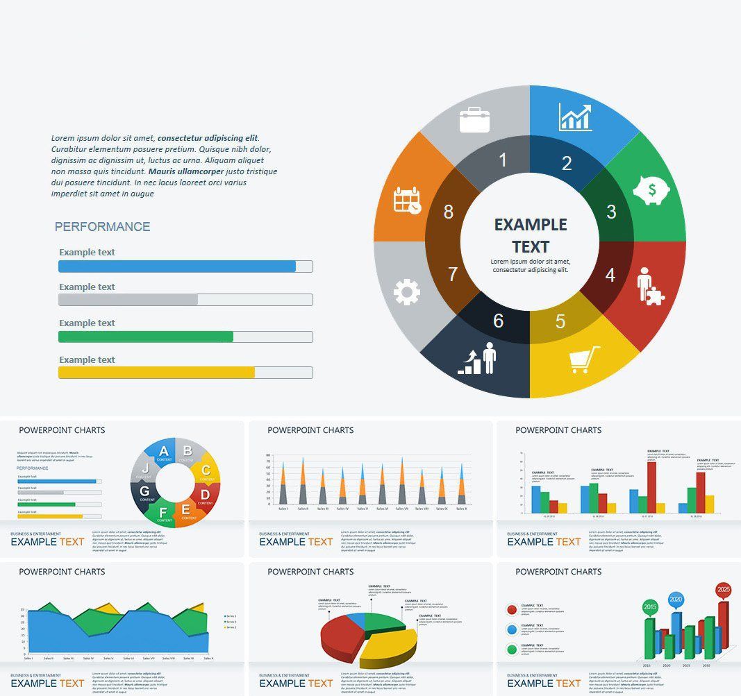 Graph Function Keynote Charts Template