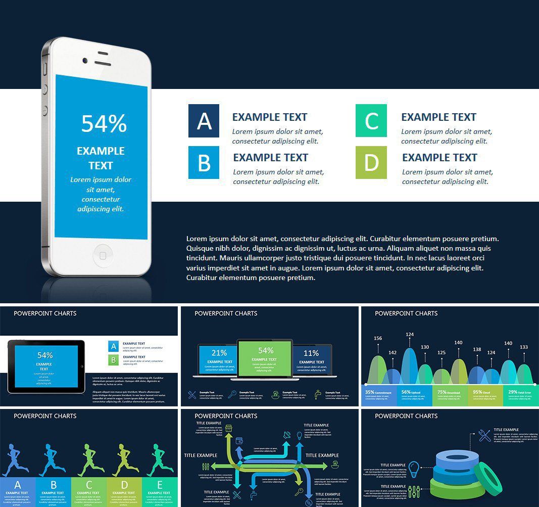 Mobile Apps Keynote Charts | ImagineLayout.com