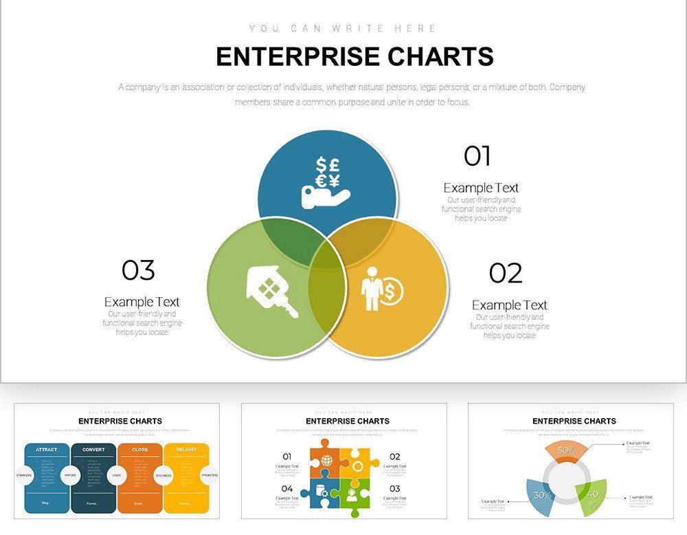 Key Chart Sample Premium Enterprise Keynote Charts: Pro Data Viz Tools