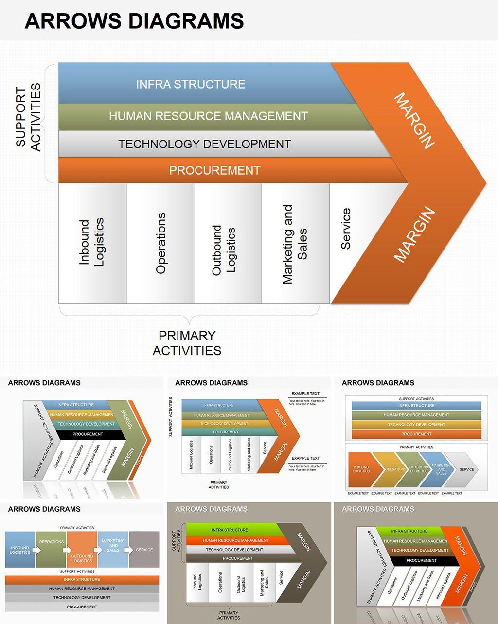 Arrows Keynote Diagrams Template