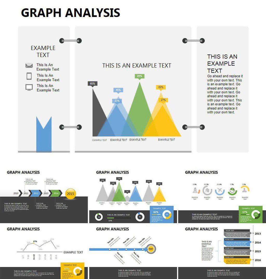 Graph Analysis Keynote Diagrams Templates