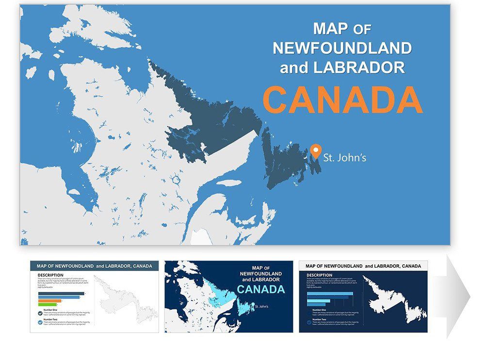 Keynote Maps Of Newfoundland And Labrador In Canada ImagineLayout Com   Slide1 