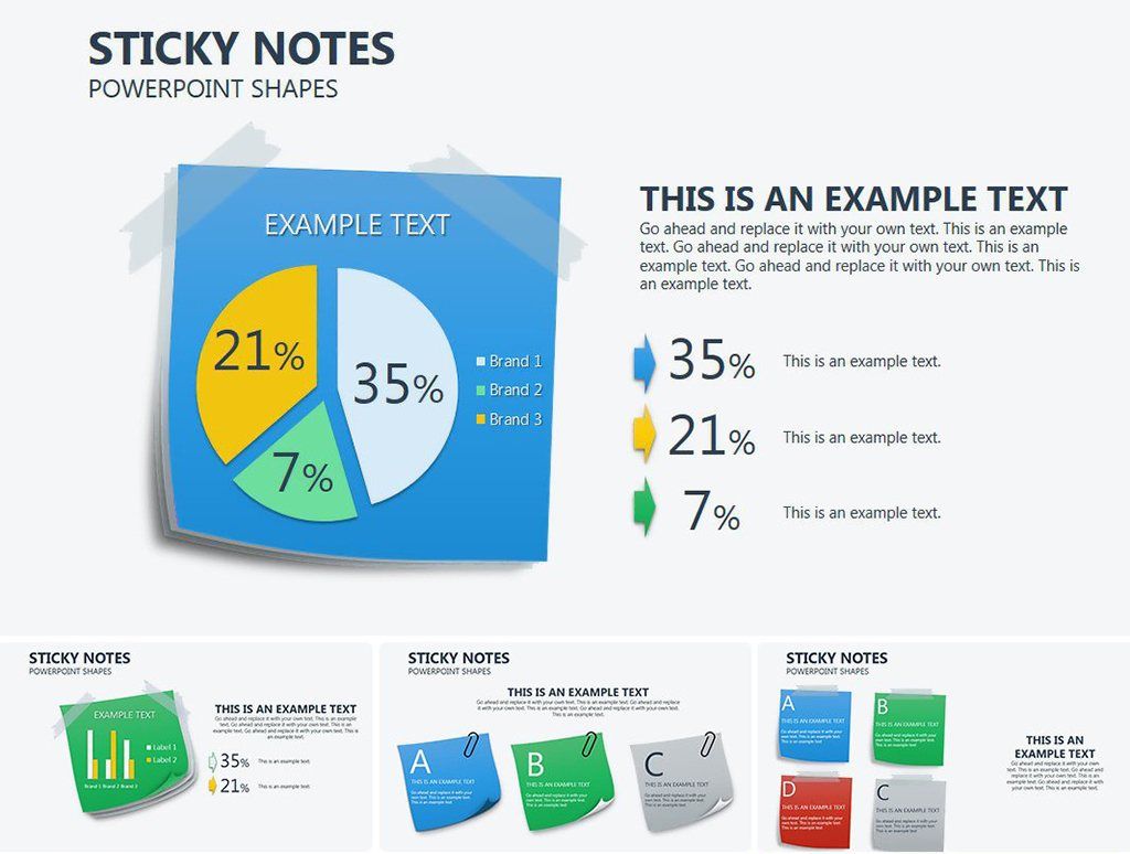 Sticky Notes Keynote shapes