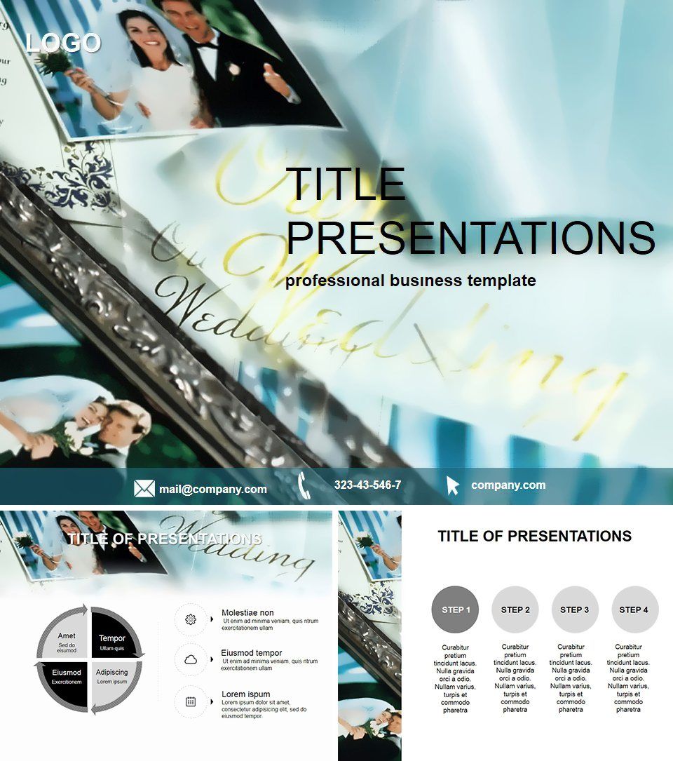 Wedding Photo Frames Keynote templates Keynote themes
