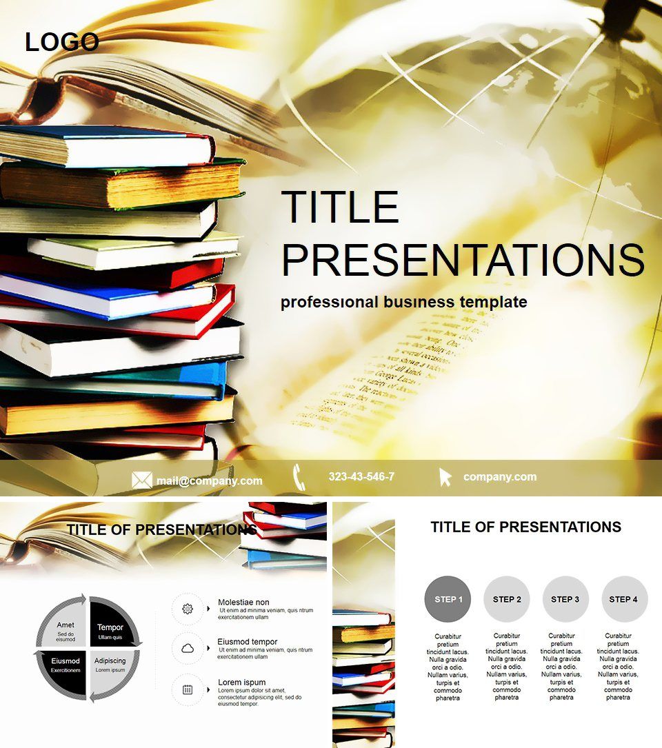 Books Knowledge Keynote Template: Presentation