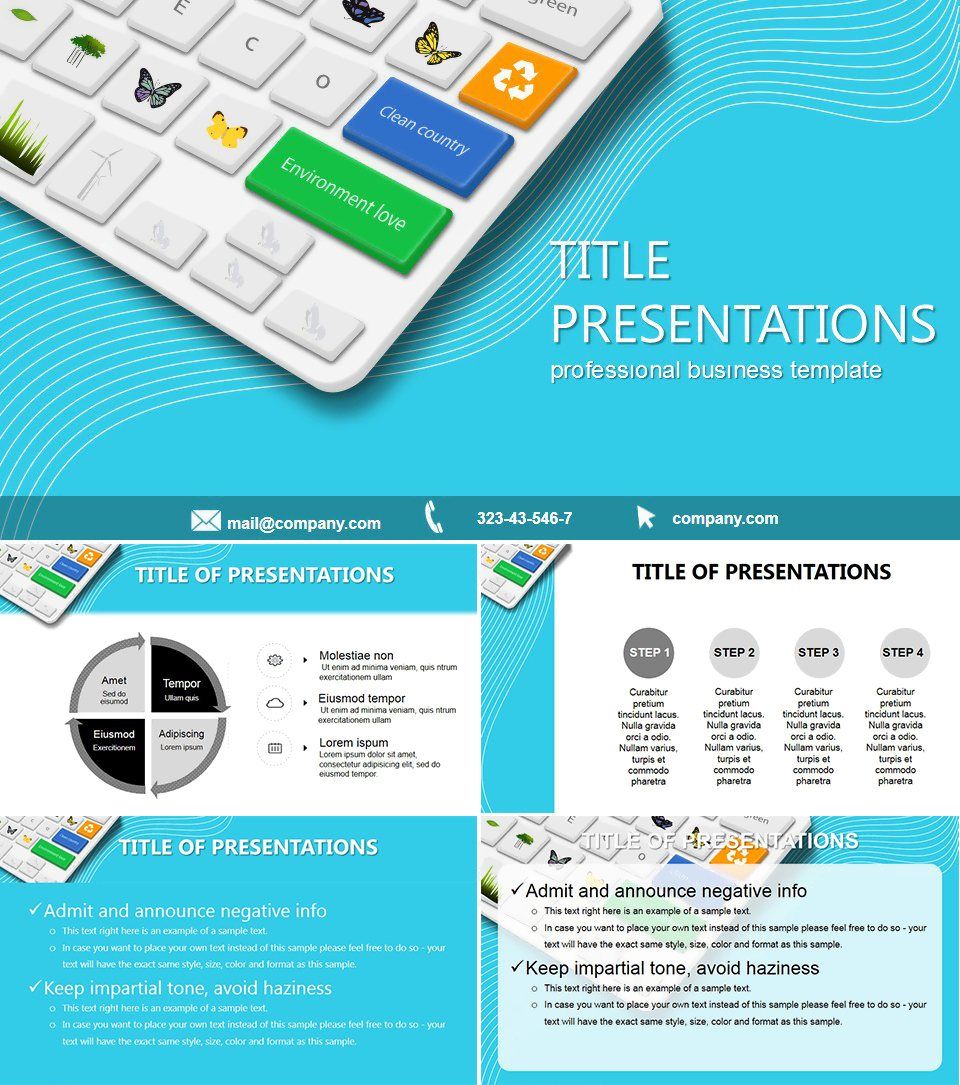 Free Eco Online Keynote Template And Themes