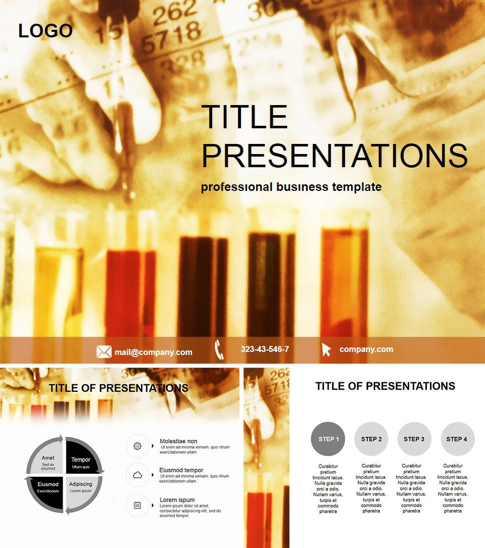Chemical Analysis Lab Keynote Template Pro