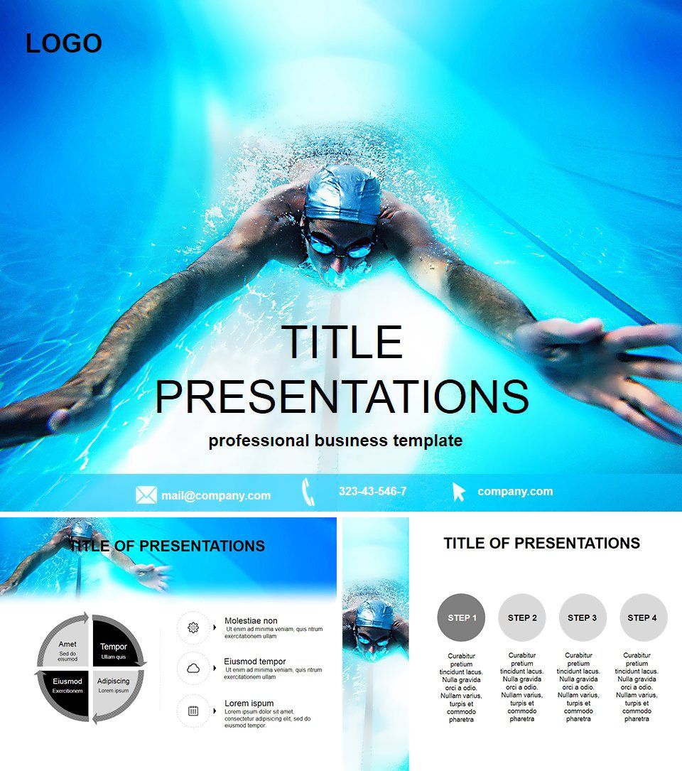 Swimming training Keynote Template