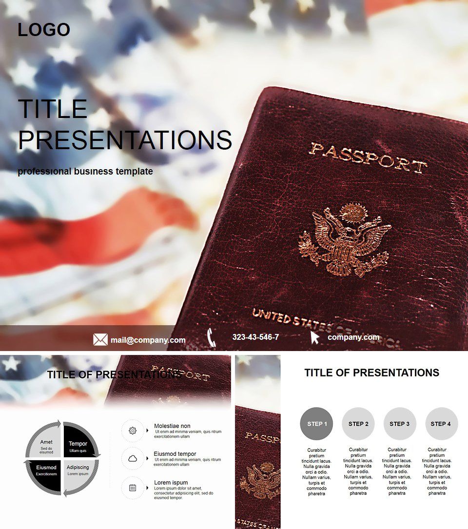 US Embassy Keynote Template | ImagineLayout.com