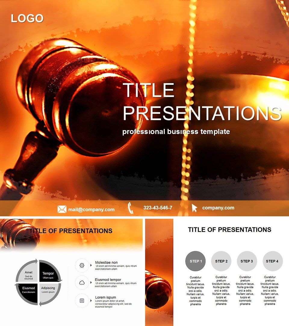Business Law Keynote Template Expert