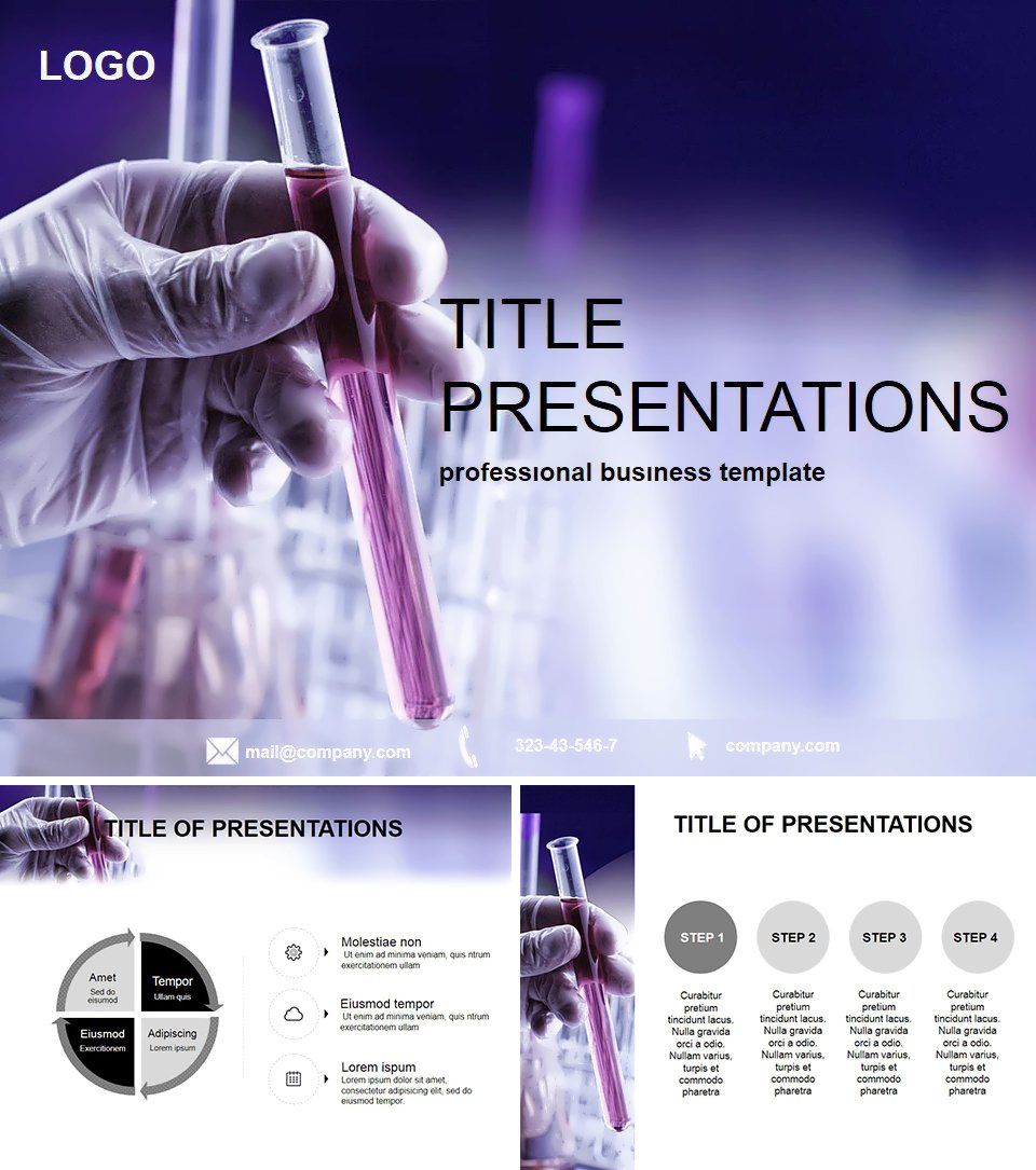 Ampoule Chemistry Keynote Template for Presentation