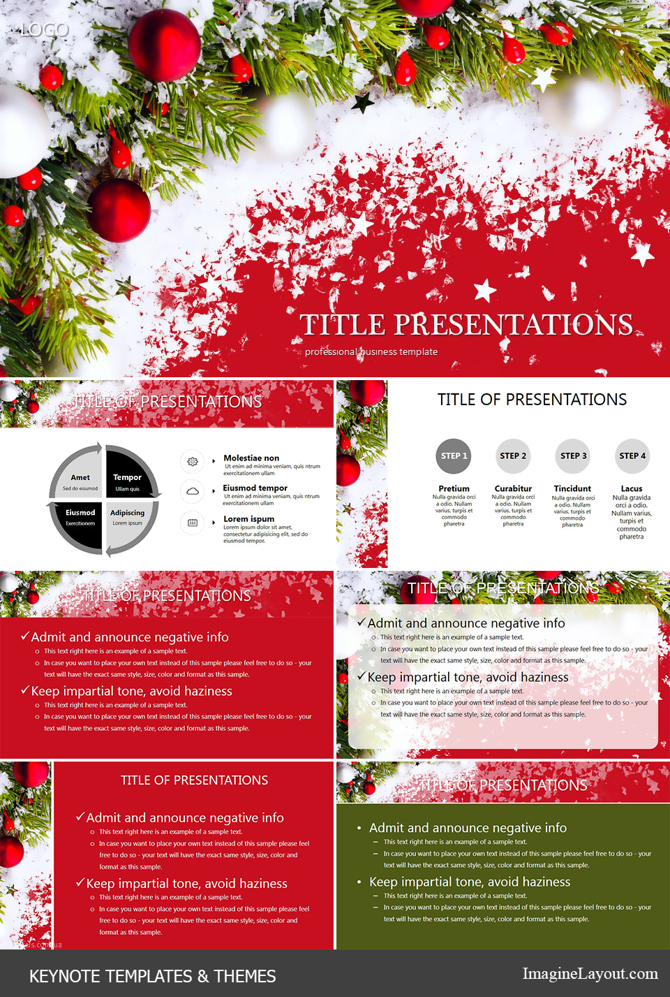 Christmas Keynote Template The Ultimate Way to Celebrate the Holidays!