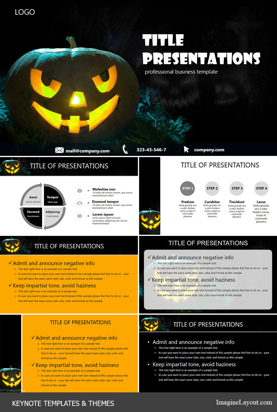 halloween keynote template