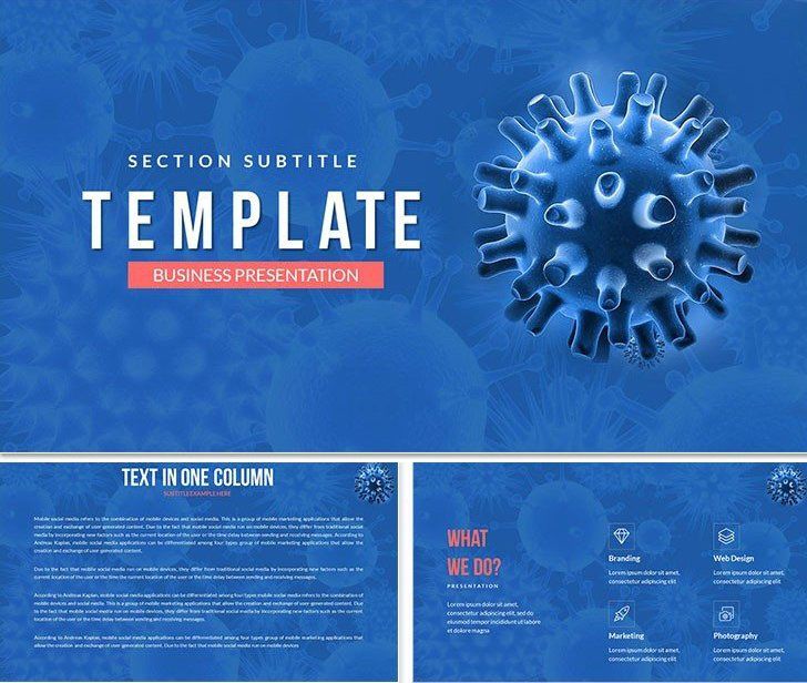 Bacteria - Virus protection Keynote template