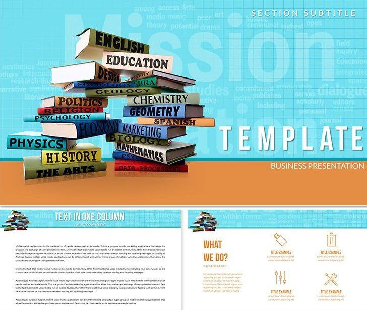 Online Books Keynote templates Themes