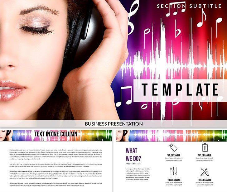 Music Store Keynote template
