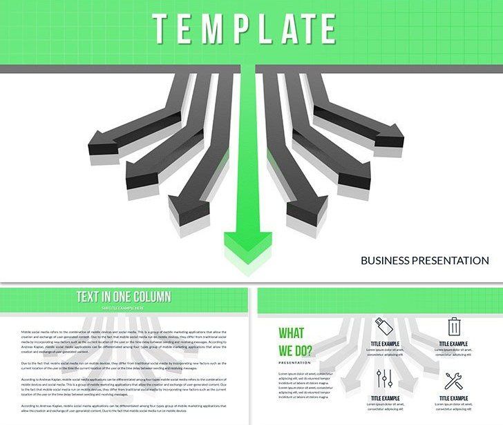 Direction Route Keynote templates