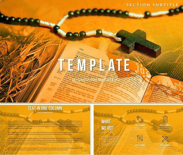 Rosary, Bible Keynote templates