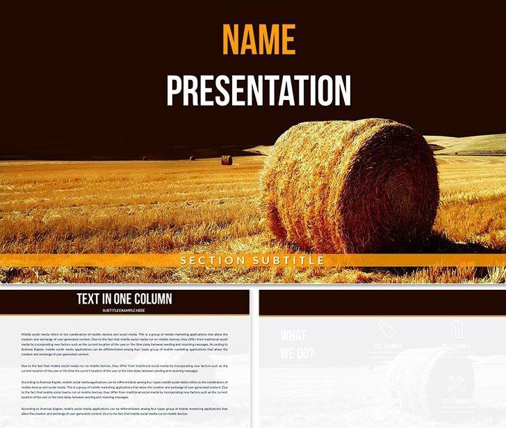 Crop Yield Keynote Templates Themes