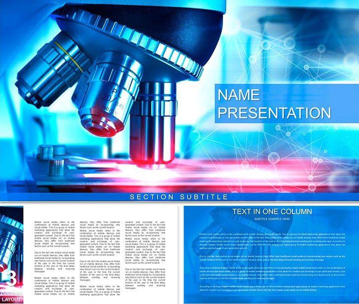 Scanning Electron Microscope Keynote Template for Research