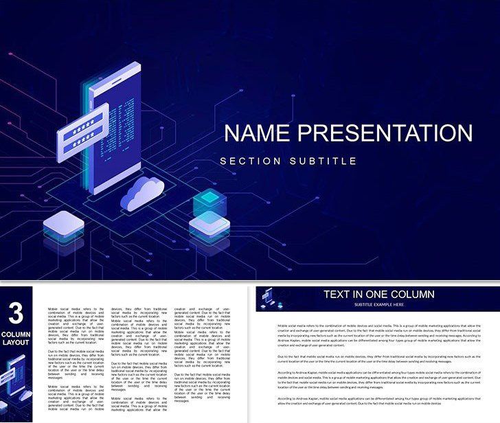 Cyber Security Keynote Template for Presentation