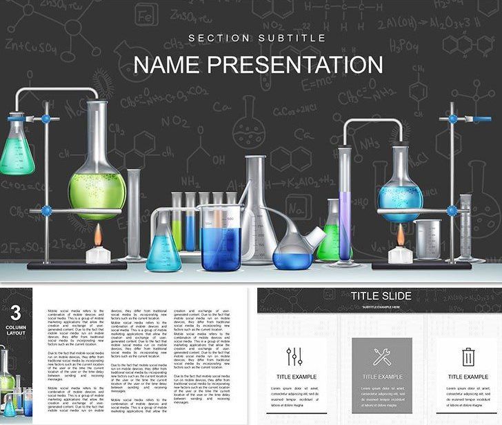 Chemical Experiments Keynote Template for Lab Lessons