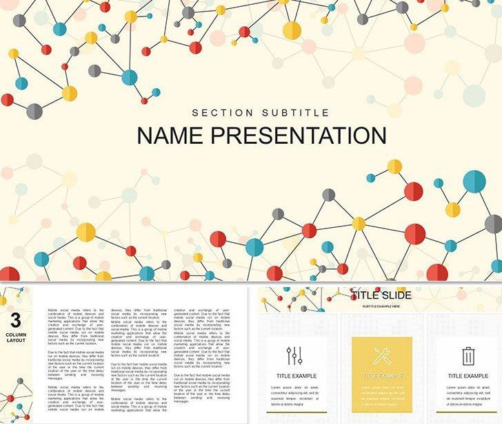 Chemical Compound Background Keynote Template for Research