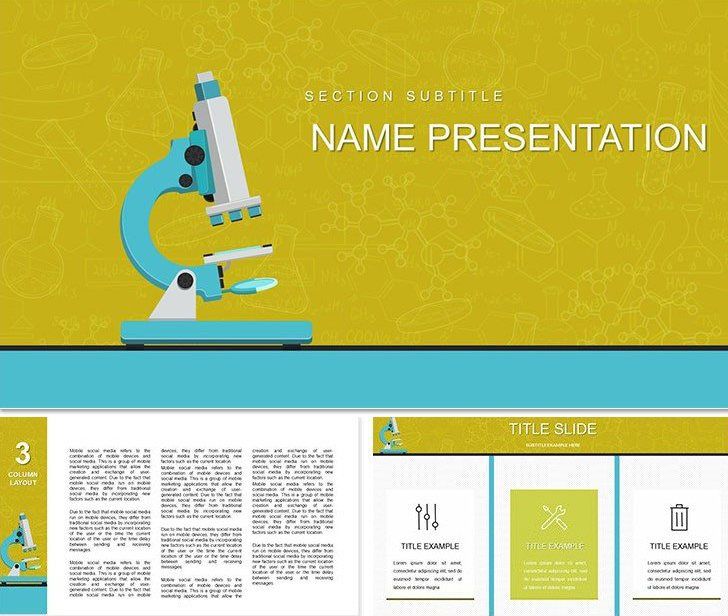 Learn Chemistry Biology Keynote Template for Dual Science