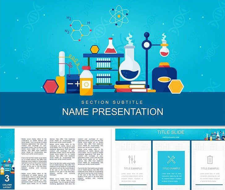 Chemistry Technology Keynote Template for Science Presentations