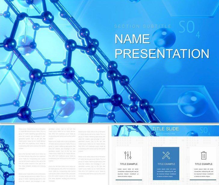 Modern Chemistry Keynote Template: Dynamic Science Slides