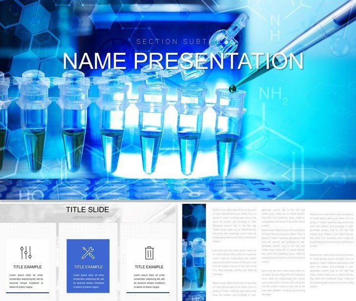 Chemistry Lab Keynote Template: React to Excellence