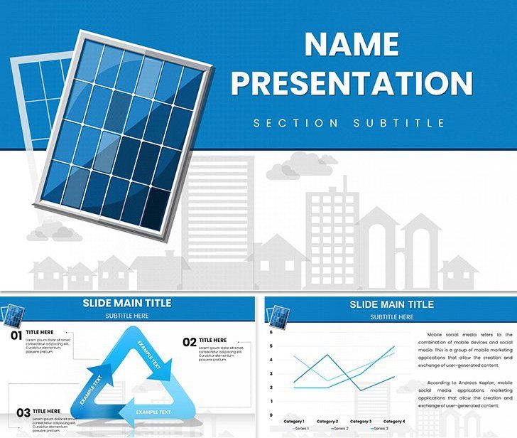 Solar Energy Keynote Template for Renewable Visions