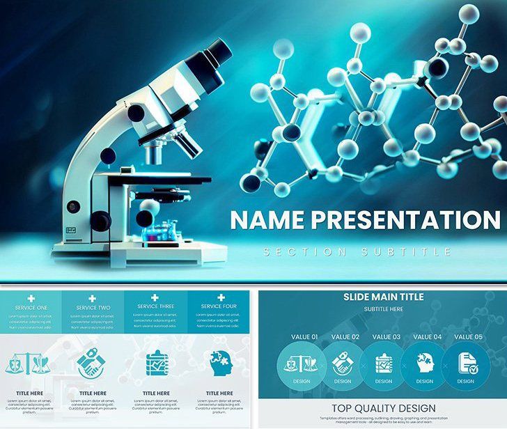 Biochemical Engineering Microscope Keynote Template