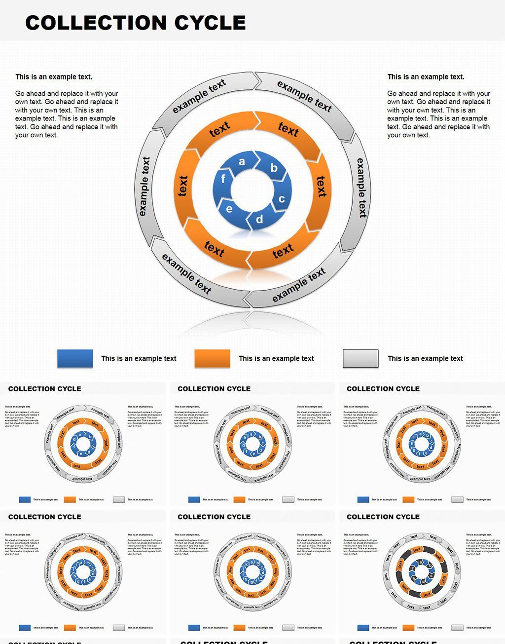 Collection Cycle PowerPoint Charts Template