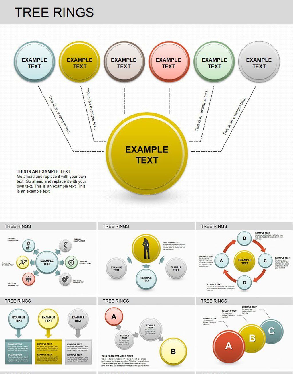 Tree Rings PowerPoint Charts Template - Download Presentation