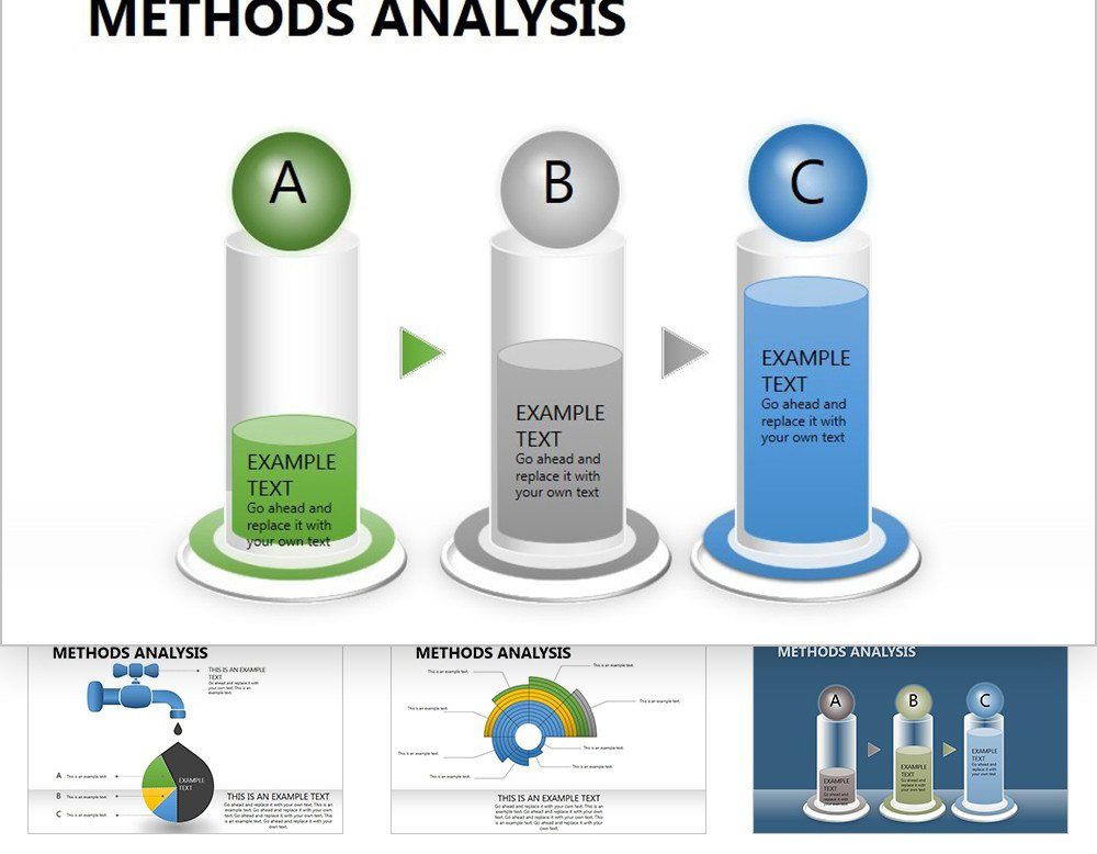 Methods Analysis PowerPoint Charts | ImagineLayout.com