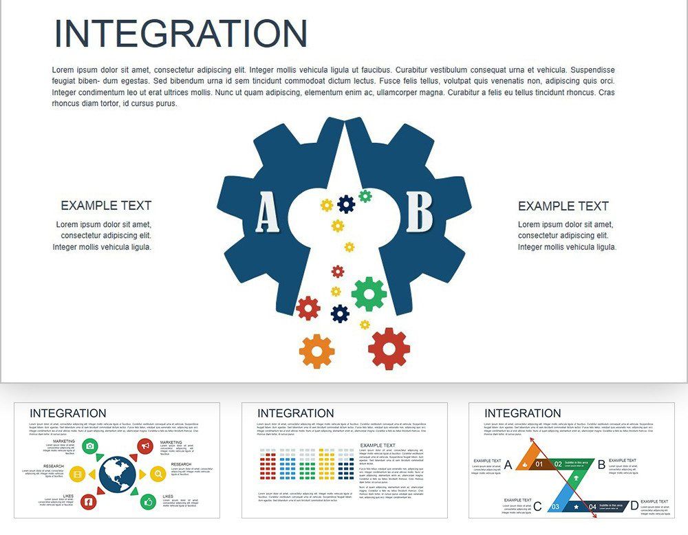Integration PowerPoint Charts Template - Download Presentation