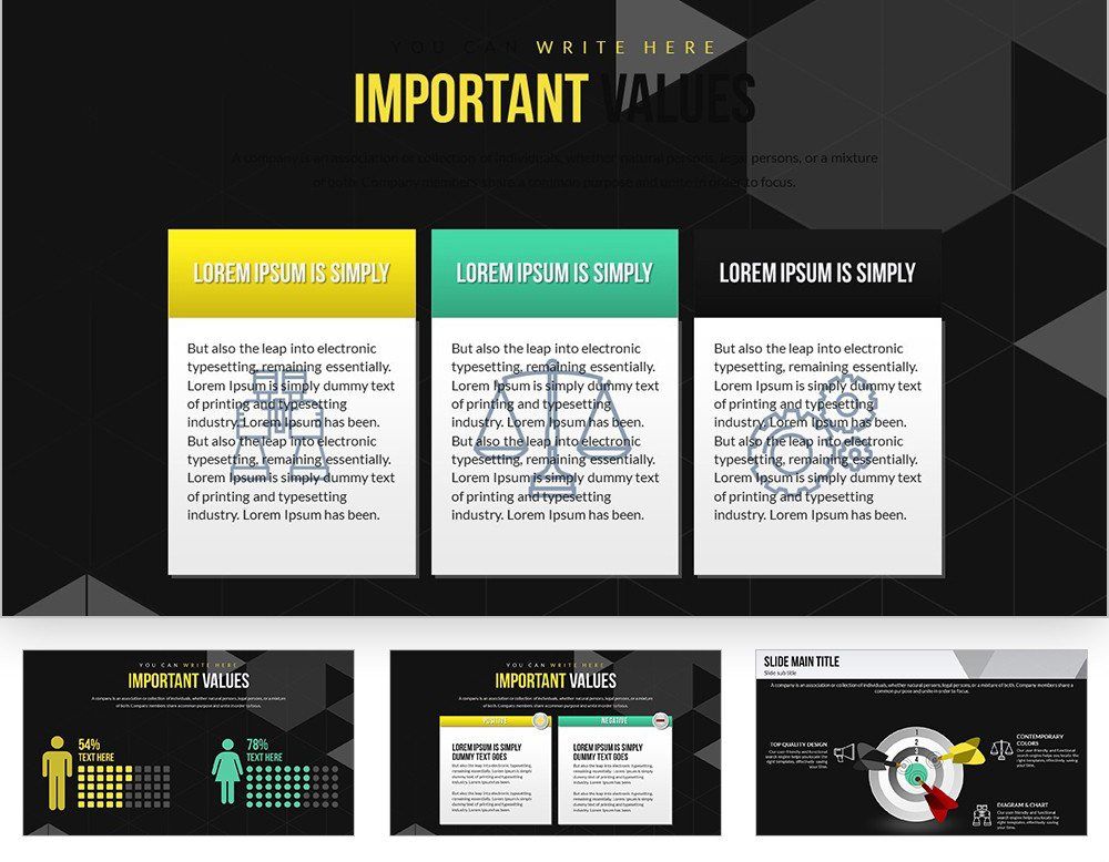 Important Choice PowerPoint Charts Template - Download Presentation PPTX
