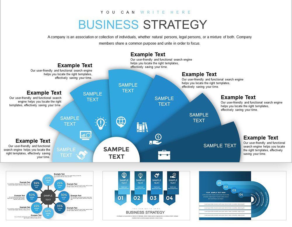 Business Strategy PowerPoint charts