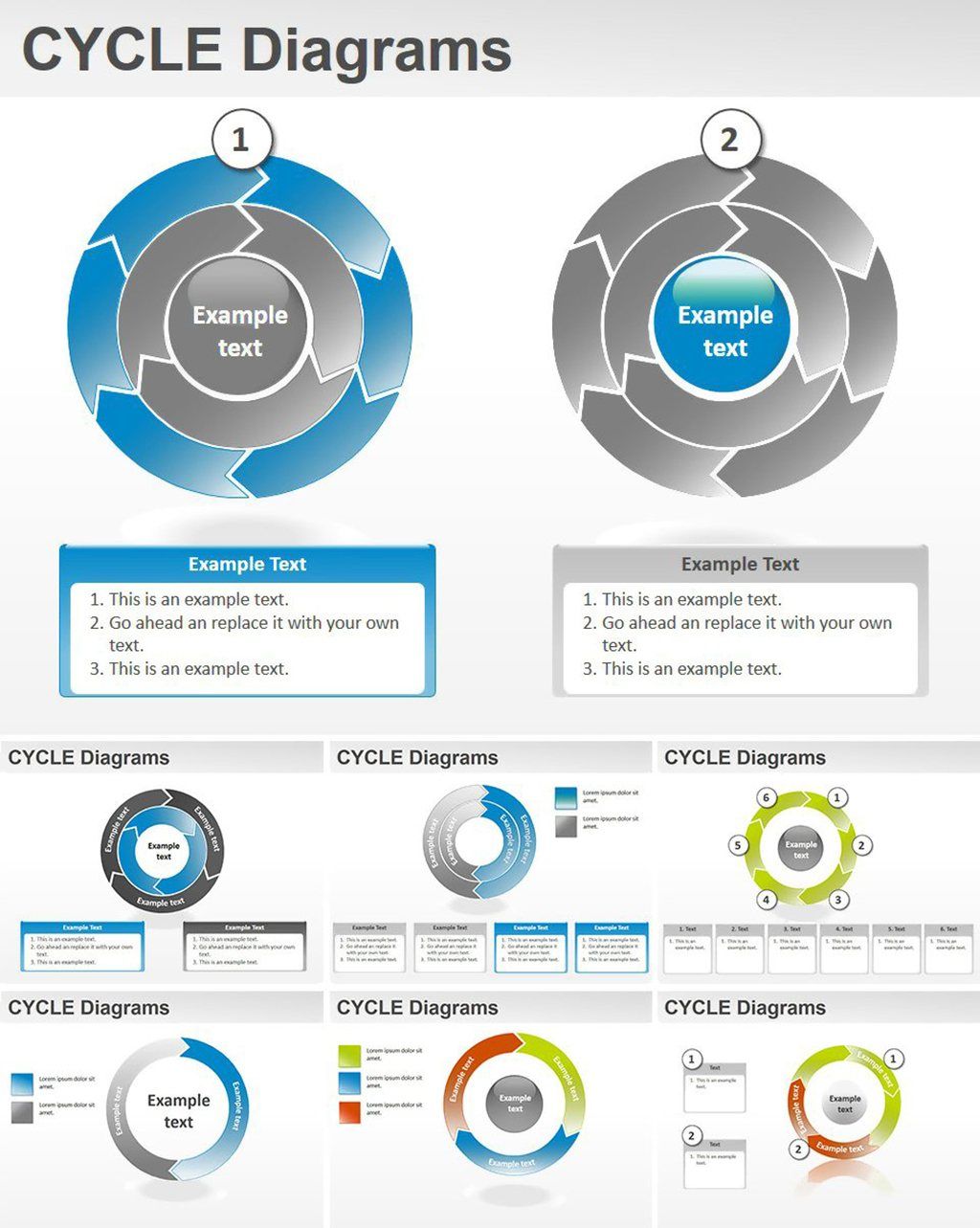 Cycle Diagrams for PowerPoint