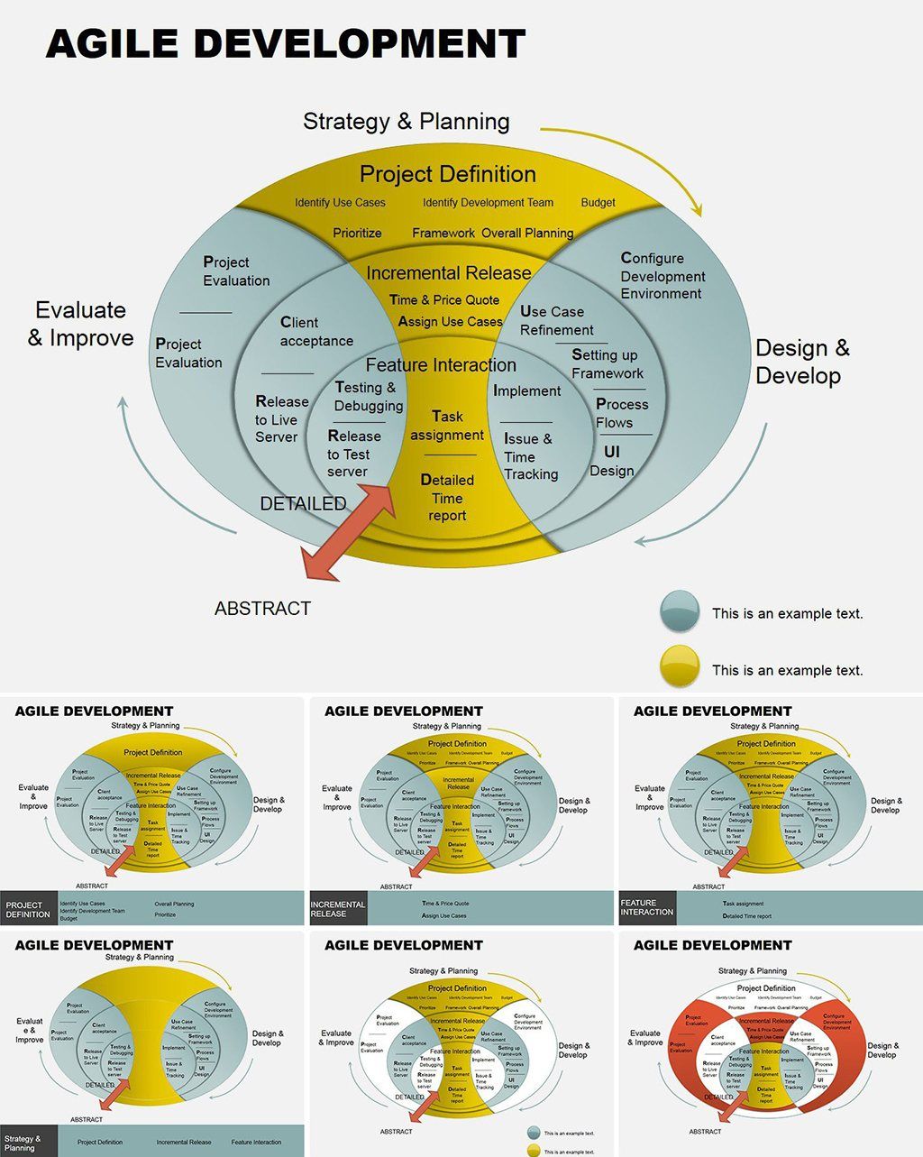 Agile Development PowerPoint Diagrams: Download PPTX
