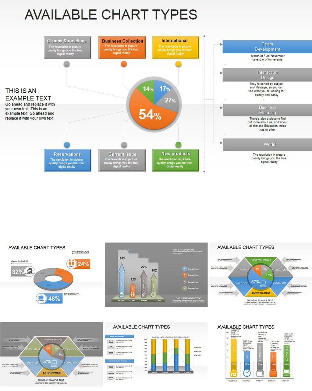 Available Types PowerPoint Diagrams