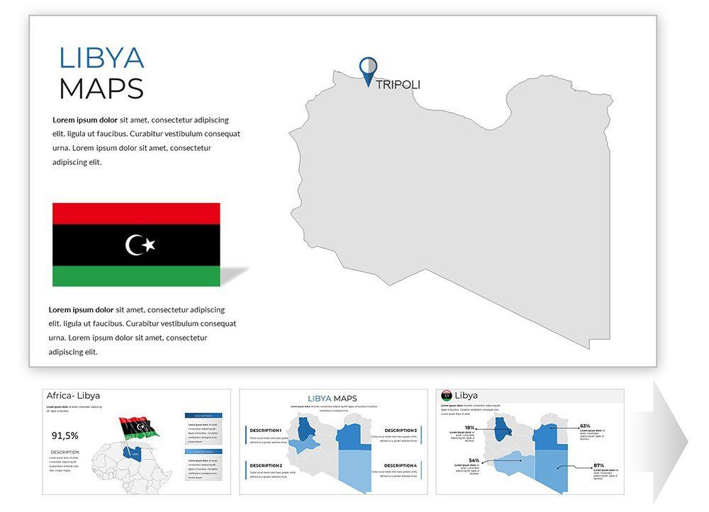 Libya PowerPoint Maps Template: Download PPT