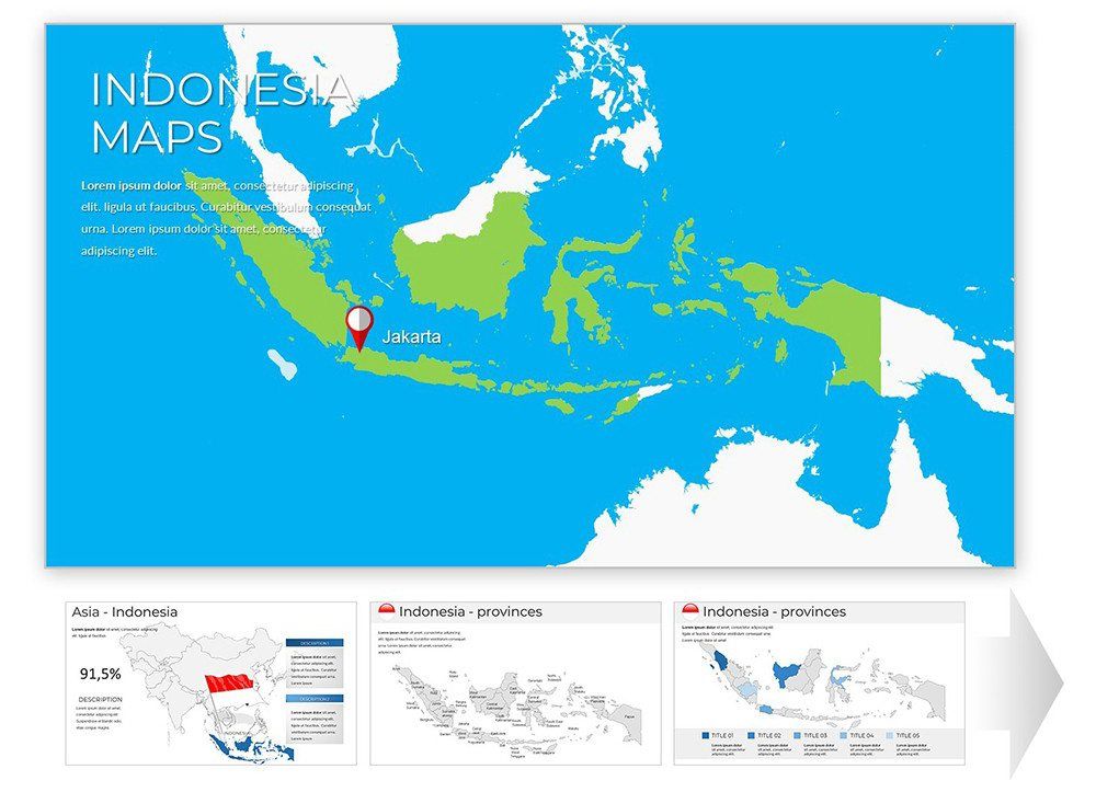 Asia Indonesia PowerPoint Maps: Download PPT